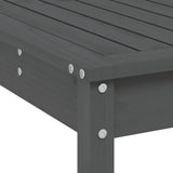 vidaXL 9-delige Barset massief grenenhout wit