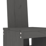 vidaXL 3-delige Barset massief grenenhout wit