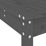vidaXL 3-delige Barset massief grenenhout wit