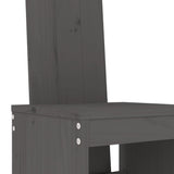 vidaXL 5-delige Barset massief grenenhout wit