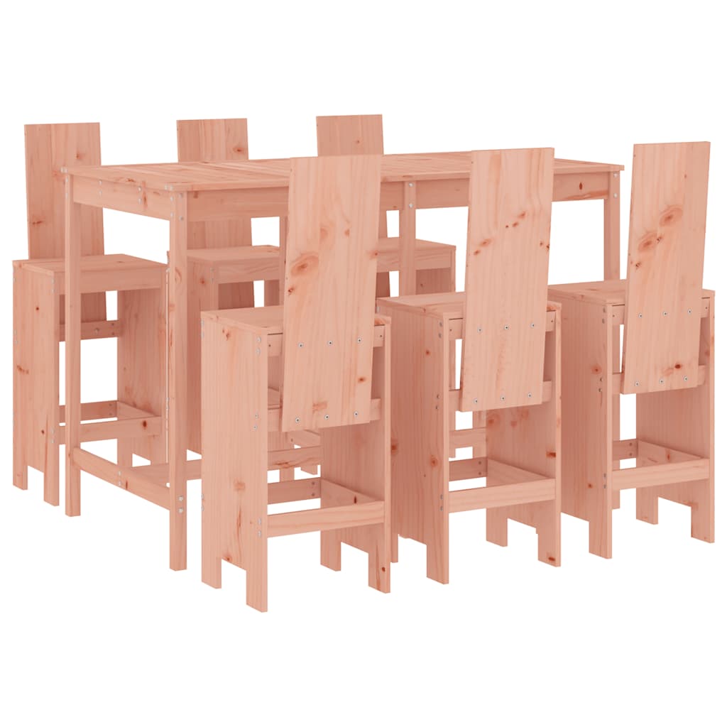 vidaXL 7-delige Barset massief grenenhout