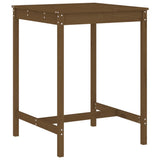 vidaXL 3-delige Barset massief grenenhout wit