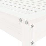 vidaXL 5-delige Barset massief grenenhout wit