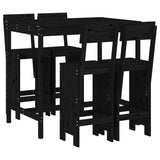 vidaXL 5-delige Barset massief grenenhout