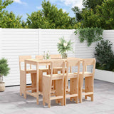 vidaXL 7-Piece Bar Set Solid Pine Wood