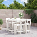 vidaXL 7-Piece Bar Set Solid Pine Wood