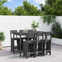 vidaXL 7-Piece Bar Set Solid Pine Wood
