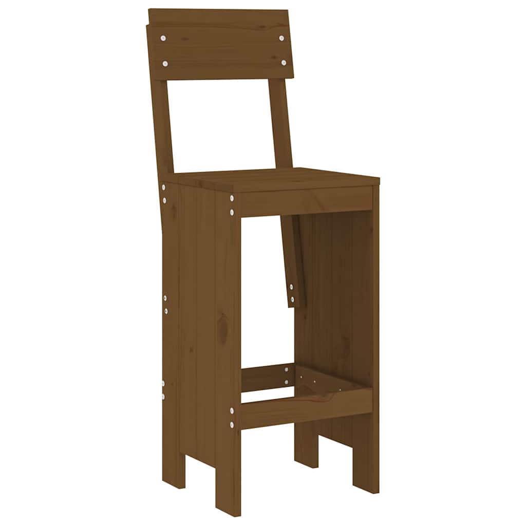 vidaXL 7-Piece Bar Set Solid Pine Wood