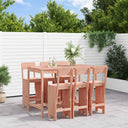 vidaXL 7-Piece Bar Set Solid Pine Wood