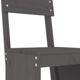 vidaXL 9-delige Barset massief grenenhout wit