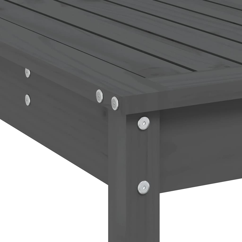 vidaXL 9-delige Barset massief grenenhout wit