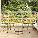 vidaXL 3-piece Garden Lounge Set Poly Rattan