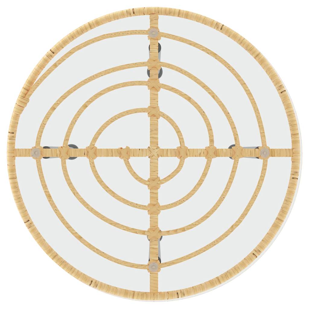 vidaXL 3-delige Tuinset poly rattan