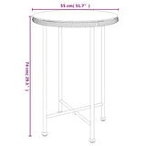 vidaXL 3-delige Tuinset poly rattan