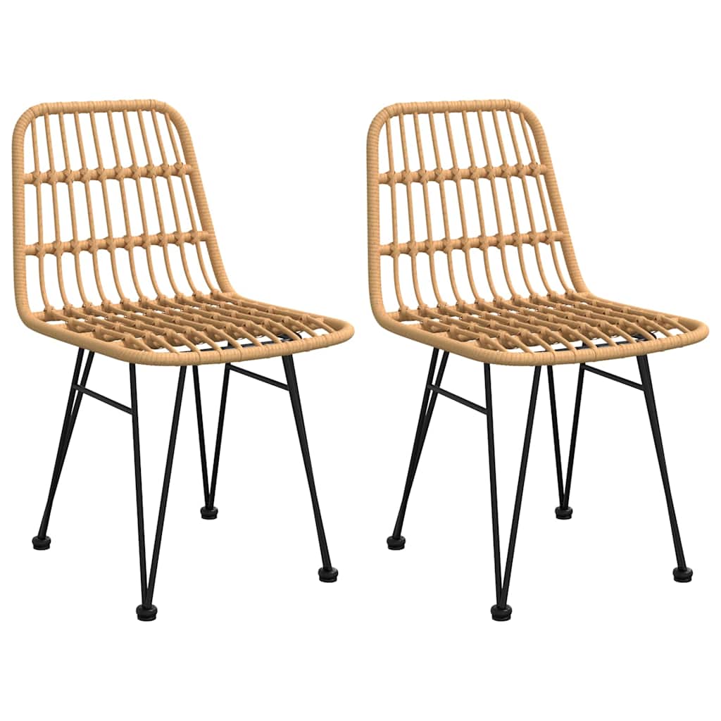 vidaXL 3-delige Tuinset poly rattan