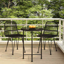 vidaXL 3-delige Tuinset poly rattan