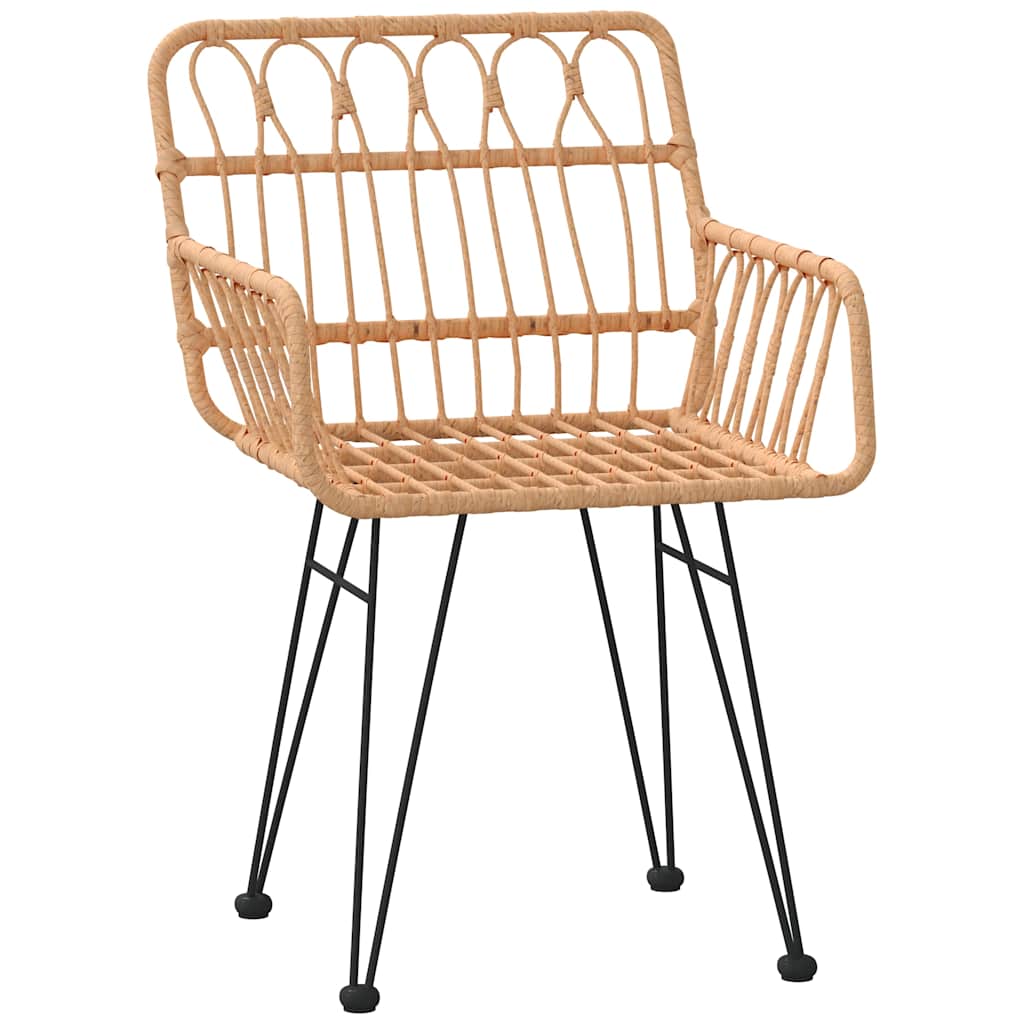 vidaXL 5-piece Garden Lounge Set Poly Rattan