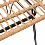 vidaXL 5-piece Garden Lounge Set Poly Rattan