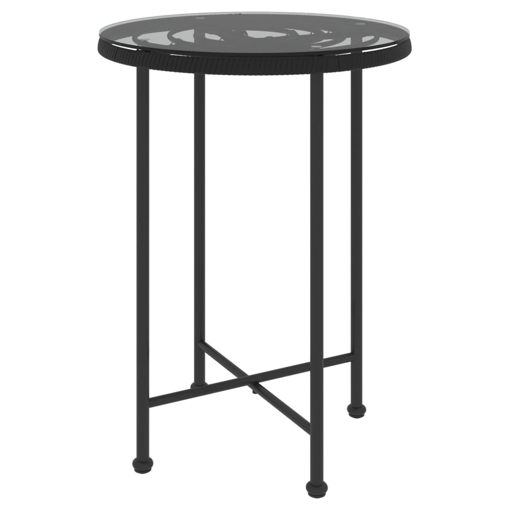 vidaXL 5-delige Tuinset poly rattan
