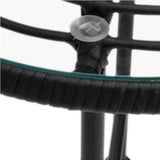 vidaXL 5-delige Tuinset poly rattan