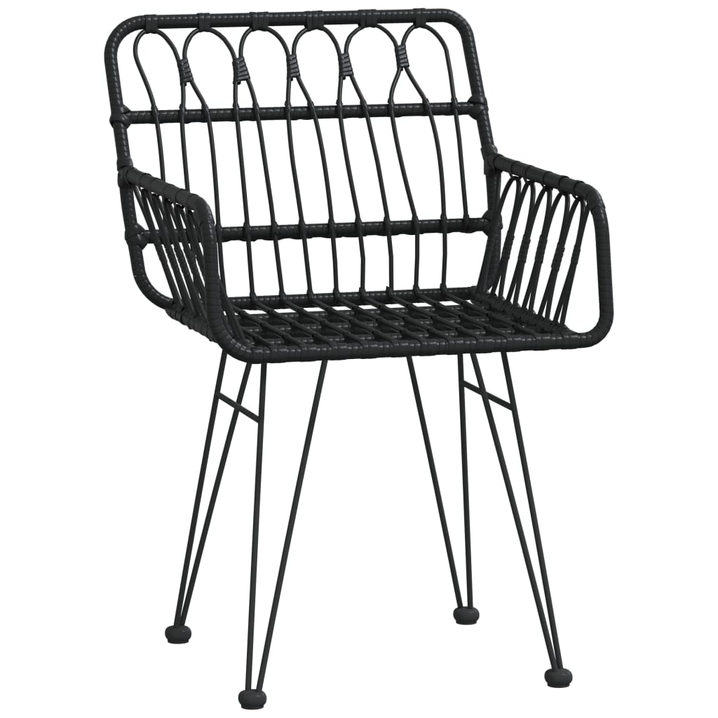 vidaXL 5-piece Garden Dining Set Poly Rattan
