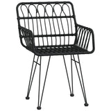vidaXL 5-piece Garden Dining Set Poly Rattan