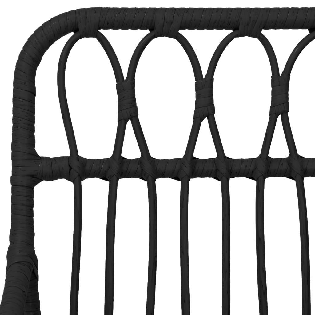 vidaXL 5-piece Garden Dining Set Poly Rattan