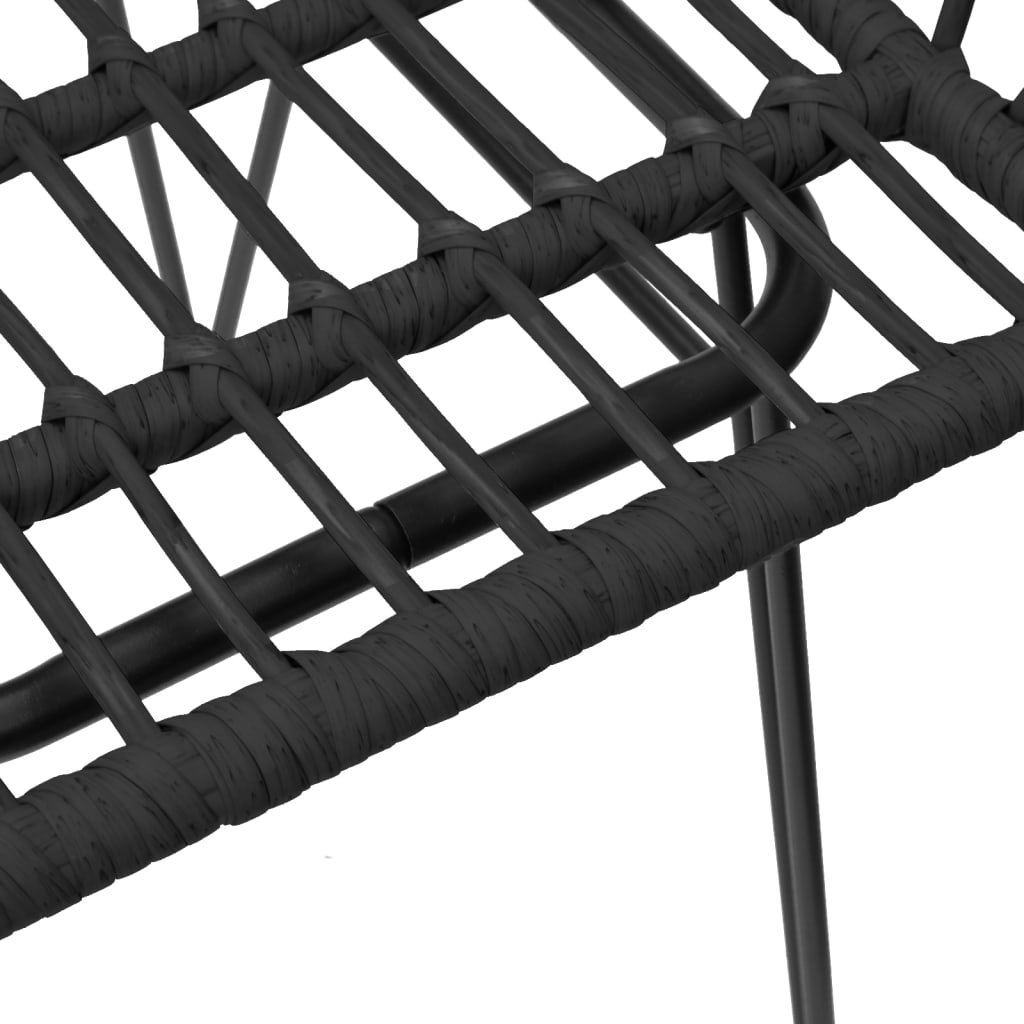vidaXL 5-piece Garden Dining Set Poly Rattan