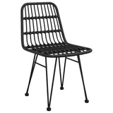 vidaXL 5-delige Tuinset poly rattan