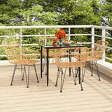 vidaXL 3-delige Tuinset poly rattan