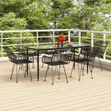 vidaXL 3-delige Tuinset poly rattan