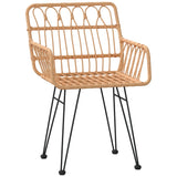 vidaXL 3-delige Tuinset poly rattan