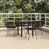 vidaXL 3-delige Tuinset poly rattan
