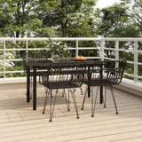 vidaXL 3-delige Tuinset poly rattan