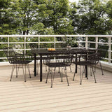 vidaXL 3-delige Tuinset poly rattan