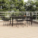 vidaXL 3-delige Tuinset poly rattan