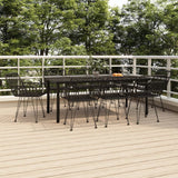 vidaXL 3-delige Tuinset poly rattan