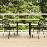 vidaXL 3-delige Tuinset poly rattan