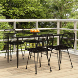 vidaXL 3-delige Tuinset poly rattan