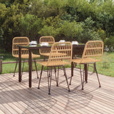 vidaXL 3-delige Tuinset poly rattan