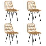 vidaXL 3-delige Tuinset poly rattan