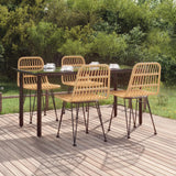 vidaXL 3-delige Tuinset poly rattan