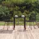 vidaXL 3-delige Tuinset poly rattan