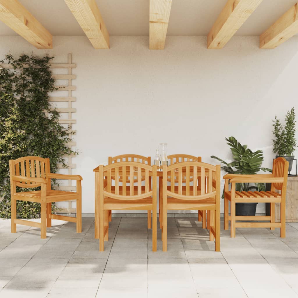 vidaXL Garden Chairs 4 pcs 58x59x88 cm Solid Teak Wood
