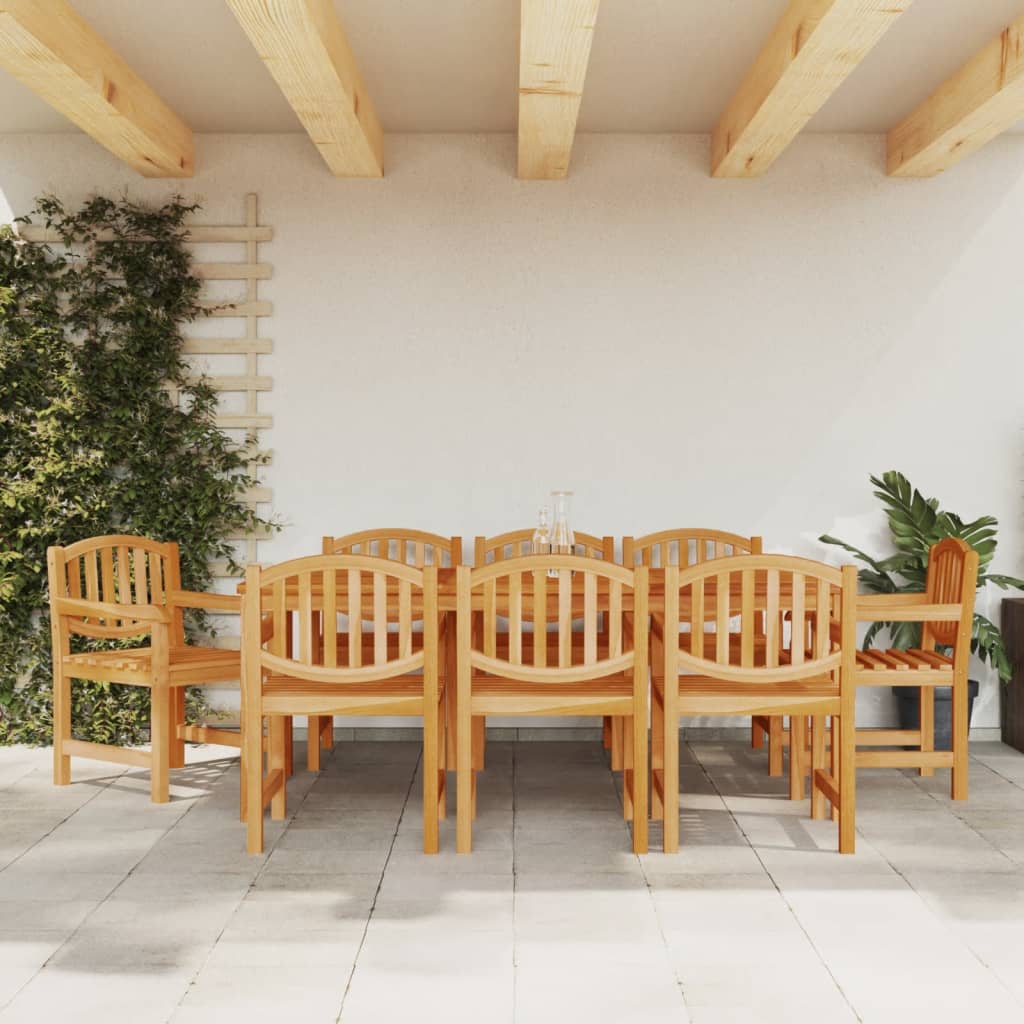 vidaXL Garden Chairs 4 pcs 58x59x88 cm Solid Teak Wood