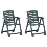 vidaXL Tuinstoelen 2 st kunststof wit