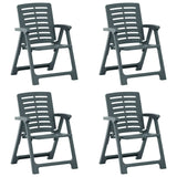 vidaXL Tuinstoelen 2 st kunststof wit