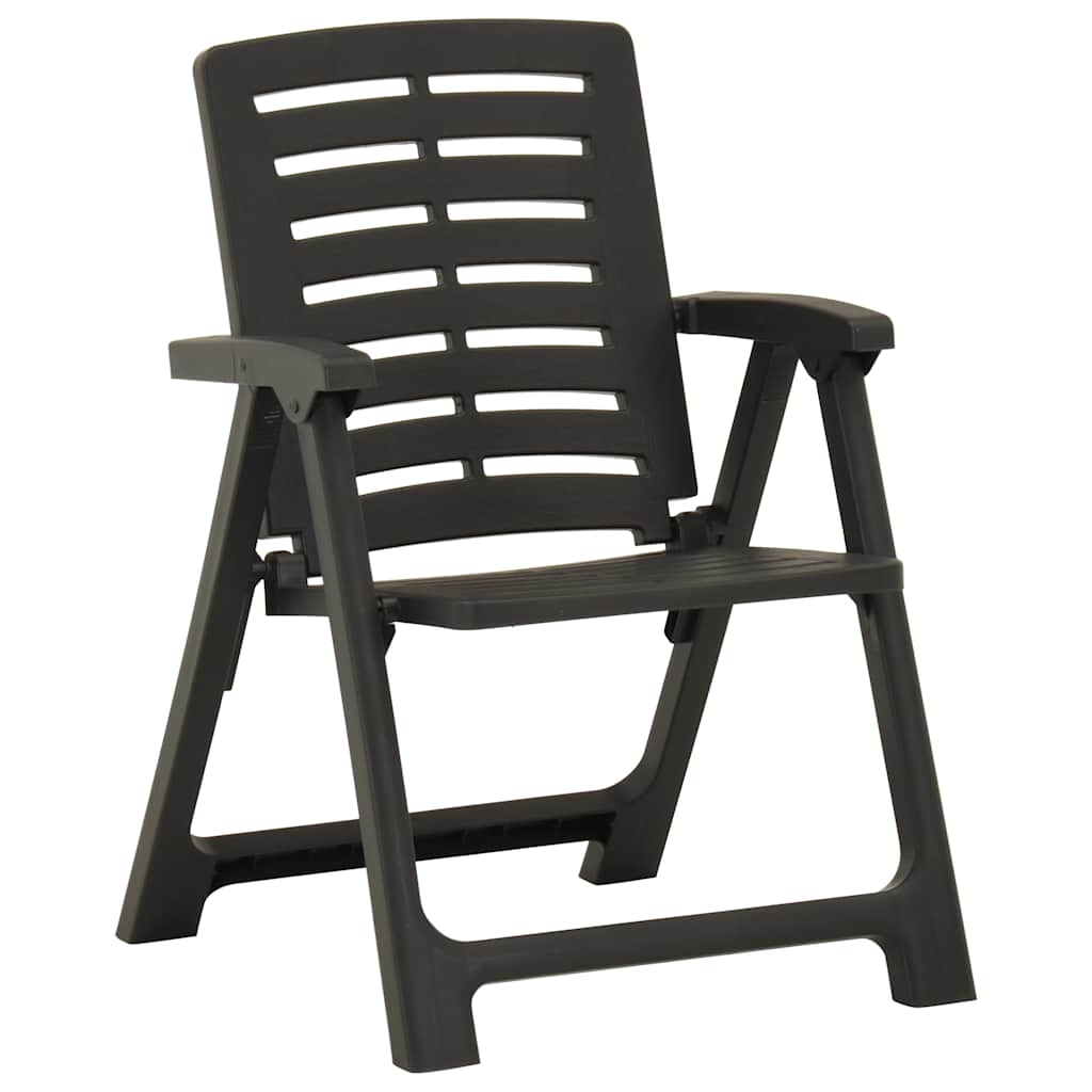 vidaXL Tuinstoelen 2 st kunststof wit