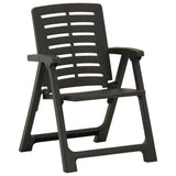 vidaXL Tuinstoelen 2 st kunststof wit