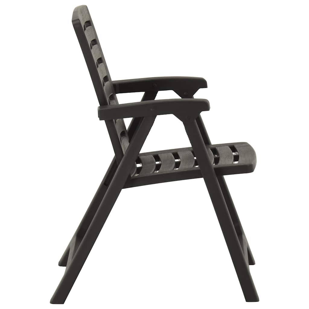 vidaXL Tuinstoelen 2 st kunststof wit